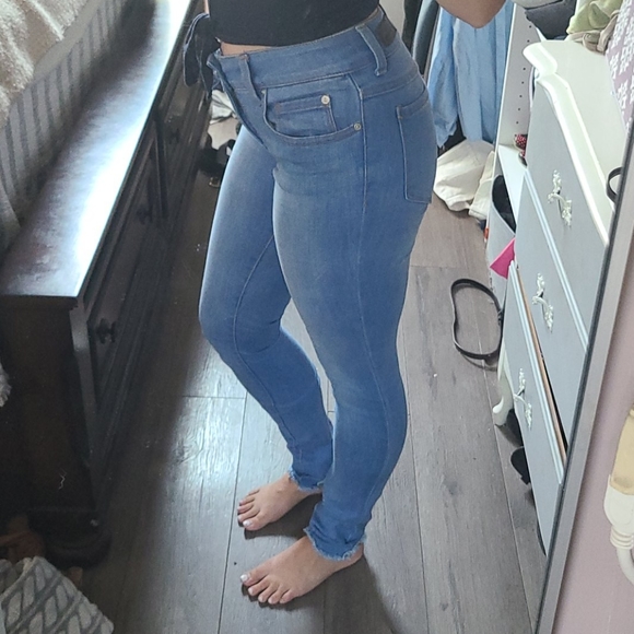 Bootleggers skinny blue jeans - Picture 1 of 7